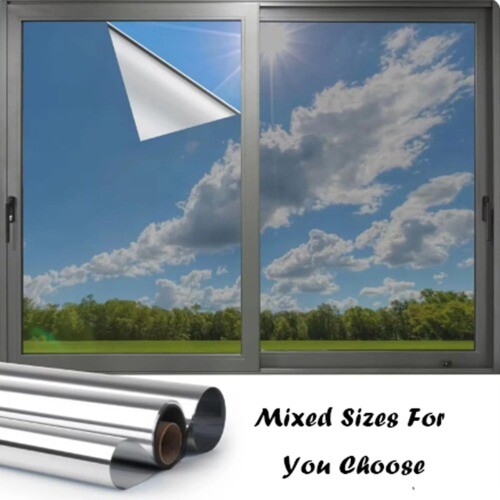 Window Privacy Film One Way Privacy Self-adhesive Blocking Anti UV Reflective gallery