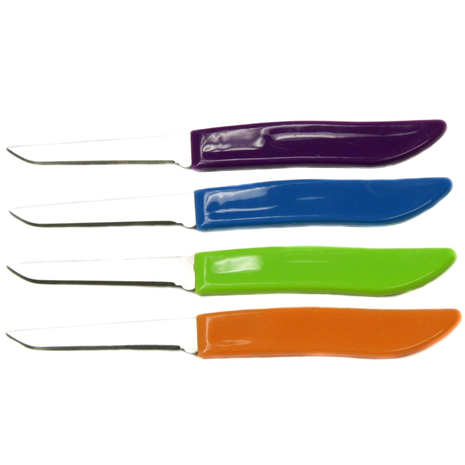 Chef Craft Select 4Pc Paring Knife Set, 2.5" Blade, 6" Length, Assorted gallery