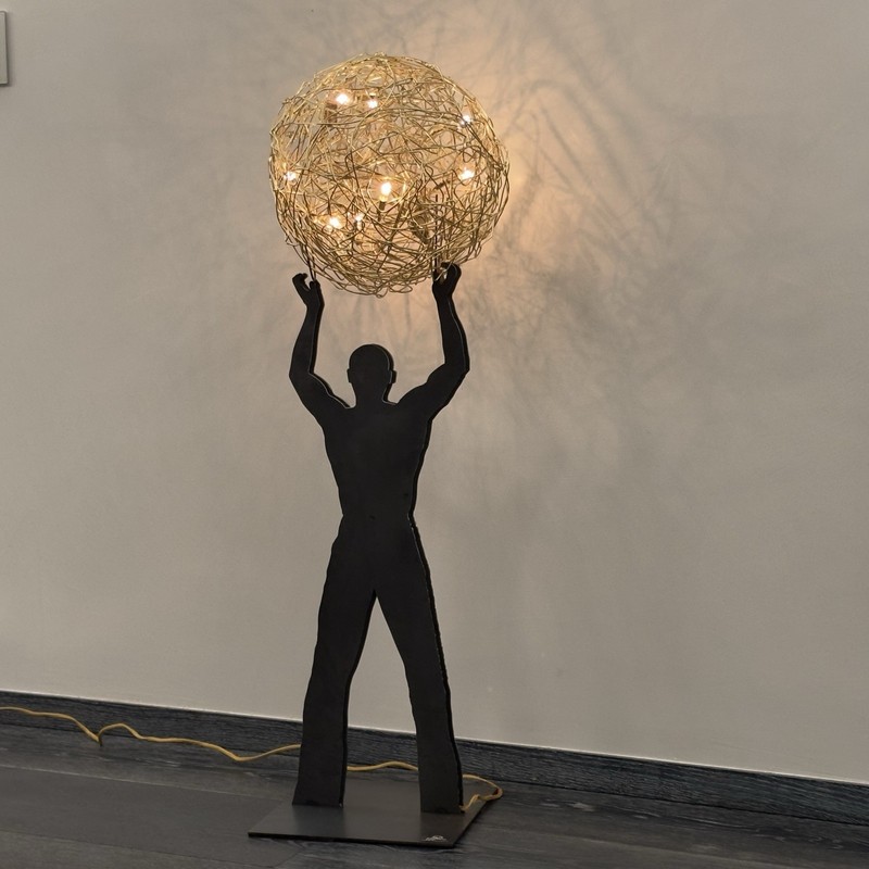Catellani & Smith Uomo della Luce L 2016 Ø30 Rare Floor Lamp OOP gallery