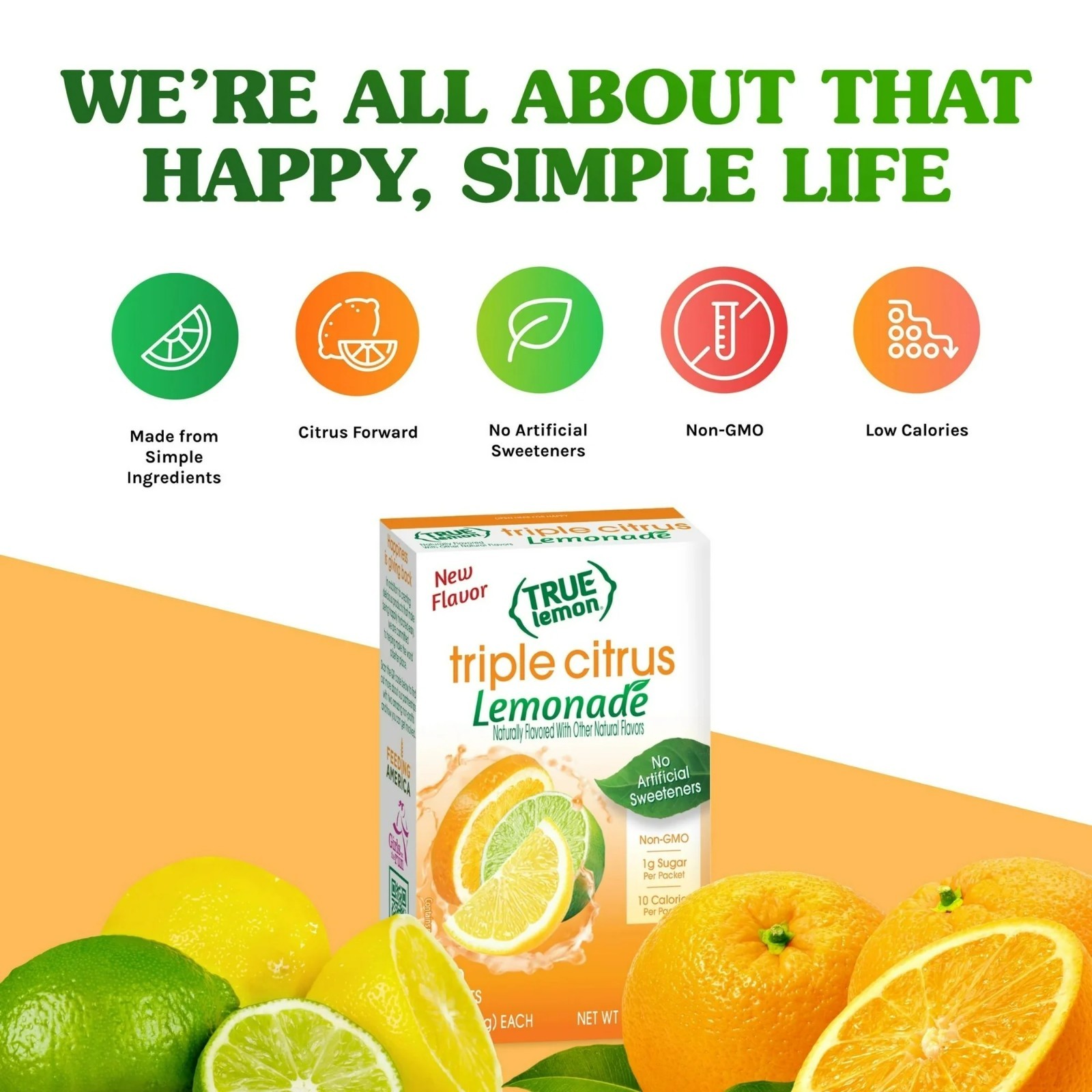 True Lemon Triple Citrus Mix, 10 Cal, No Artificial Sweeteners, 10 Pack gallery