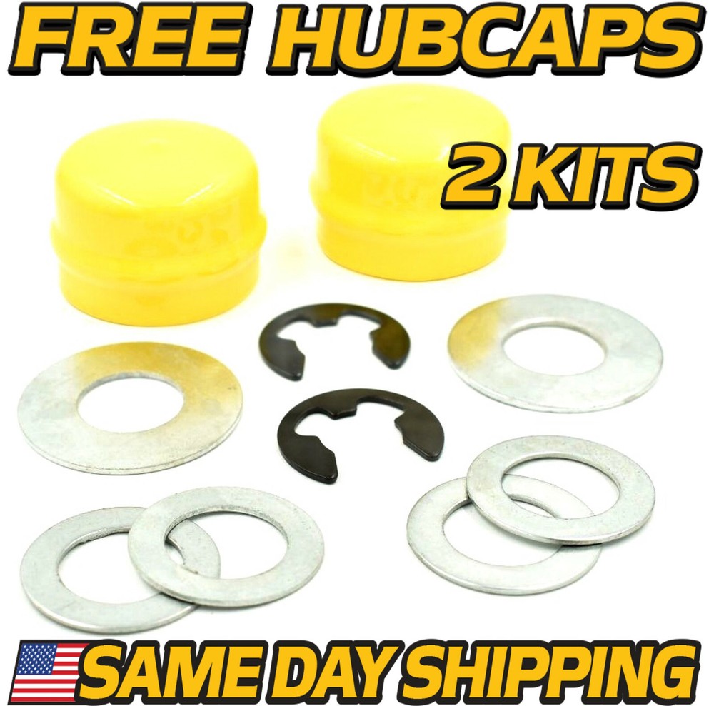 (2 Kits) Front Wheel Hardware Fits John Deere D100 D105 D110 D120 D130 D140 D150