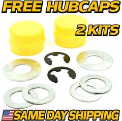 (2 Kits) Front Wheel Hardware Fits John Deere D100 D105 D110 D120 D130 D140 D150