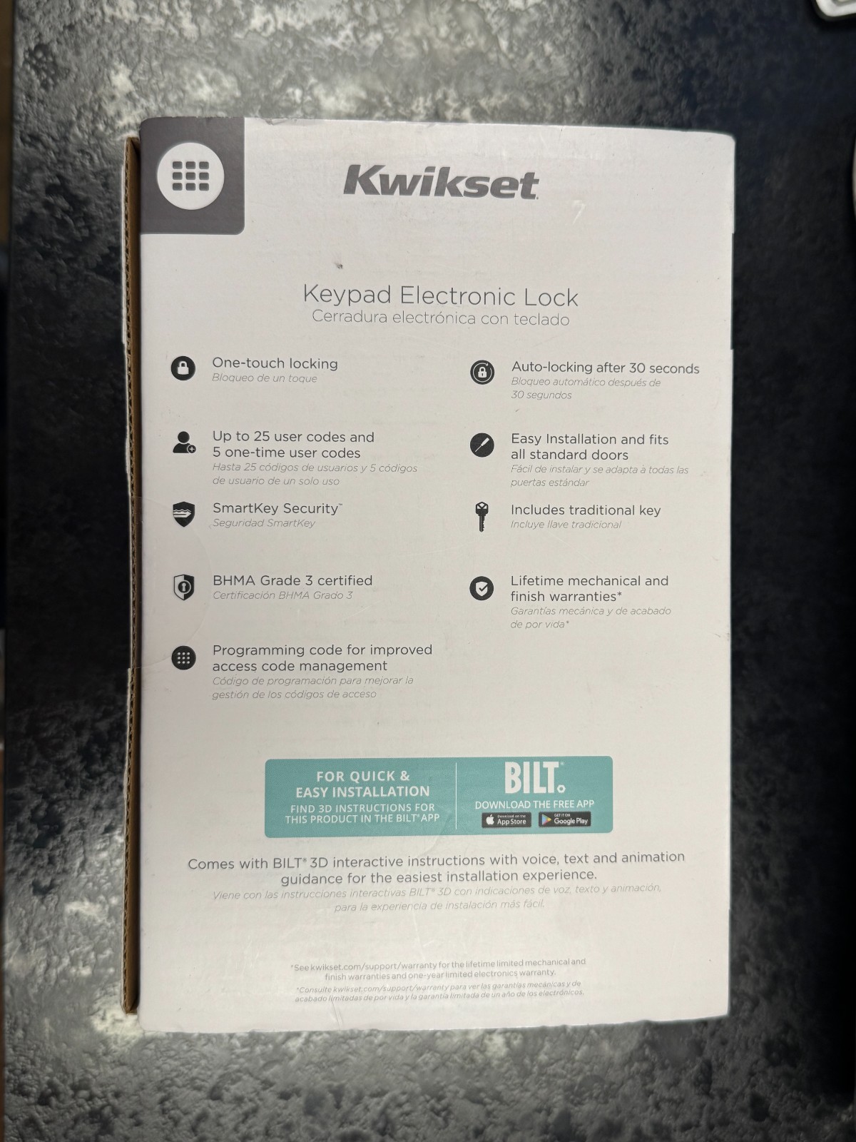 KWIKSET POWERBOLT 250 KEYPAD ELECTRONIC LOCK gallery