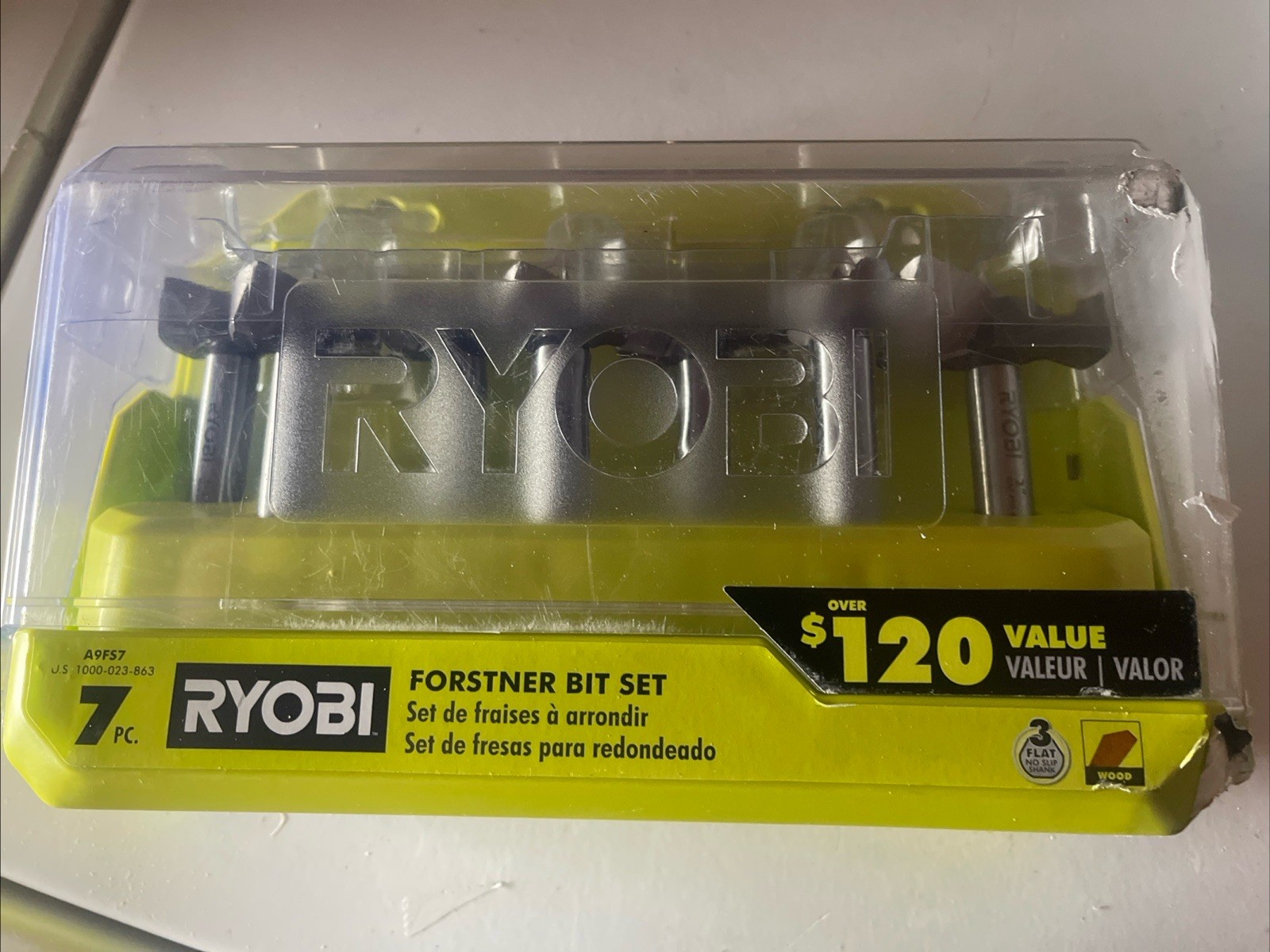 RYOBI A9FS7 Forstner Bit Set 7 Pieces With Hard Case gallery