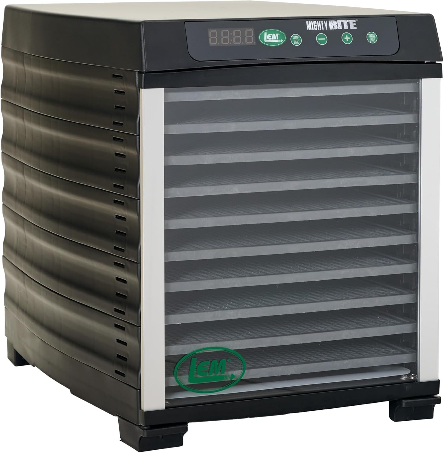 MightyBite 10-Tray Food Dehydrator for Jerky, Fruits & Veggies - Black Edition gallery