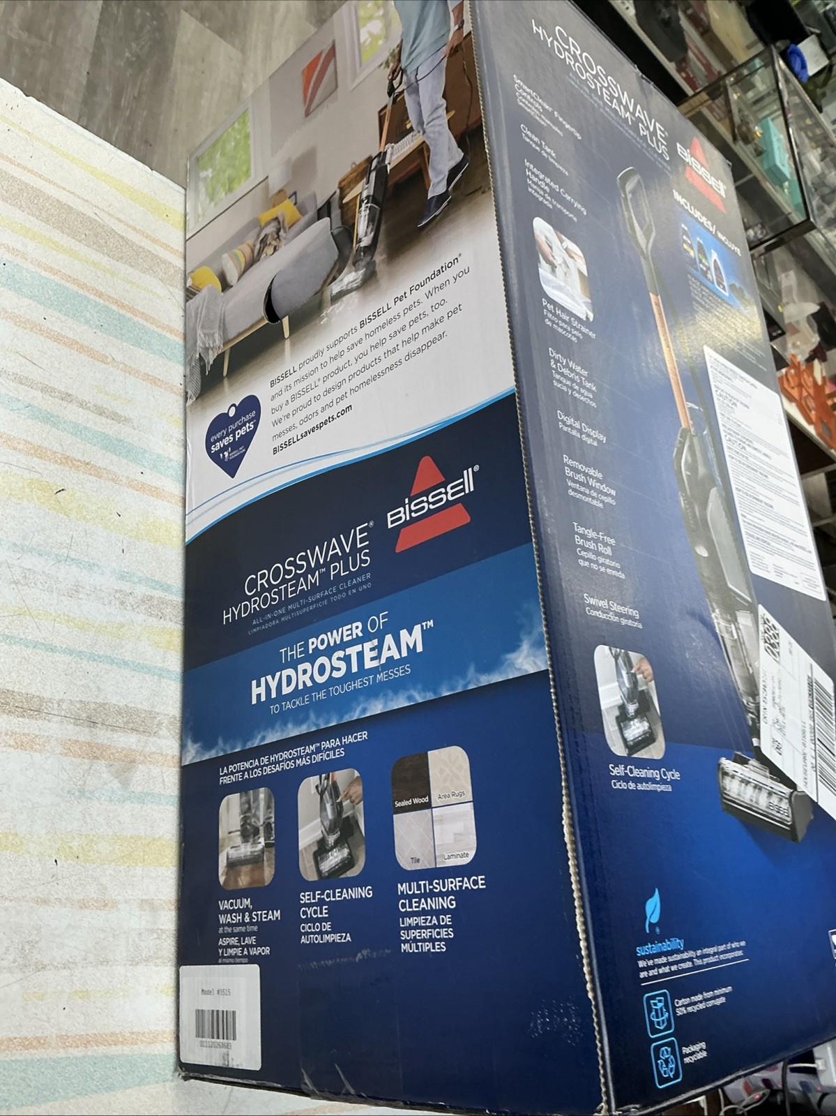Bissell 35152 Crosswave Hydrosteam Plus All-In-One Multi-Surface Cleaner - NEW gallery