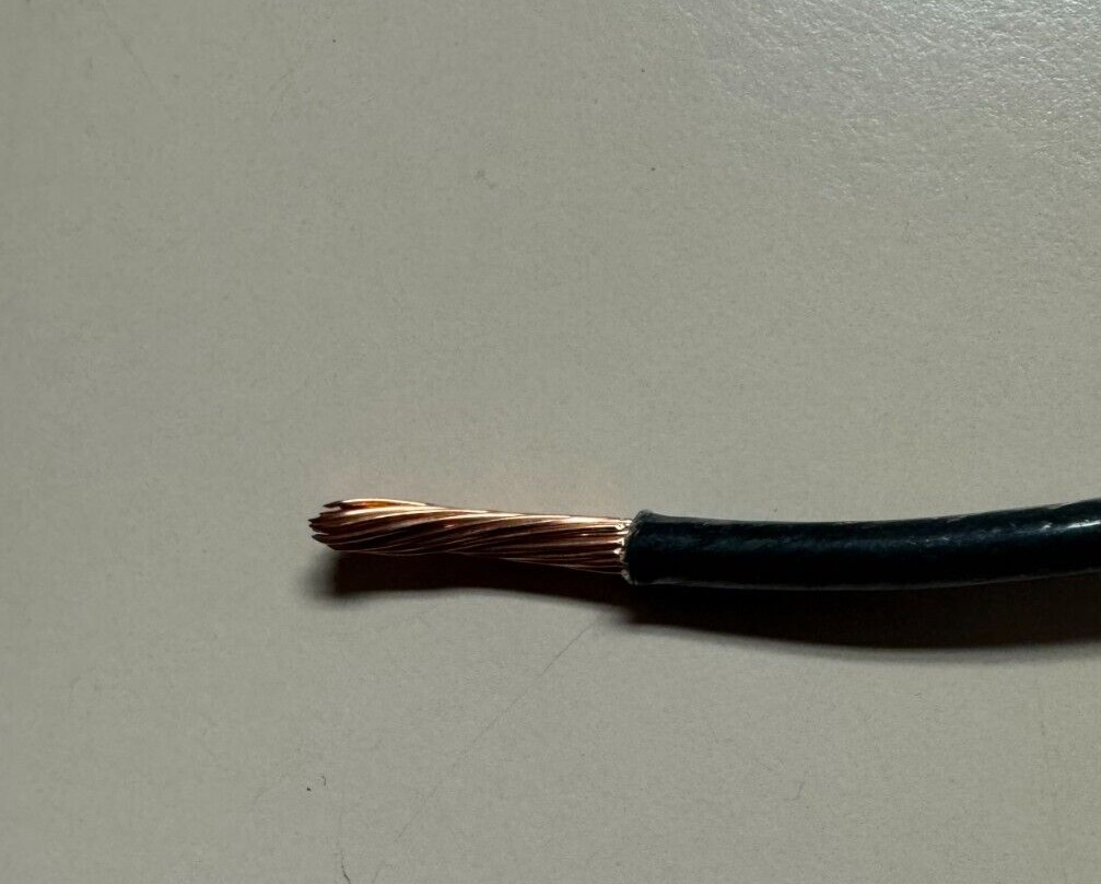 Electrical Primary Copper Wire 10 AWG (Gauge) Black - 15 Ft gallery