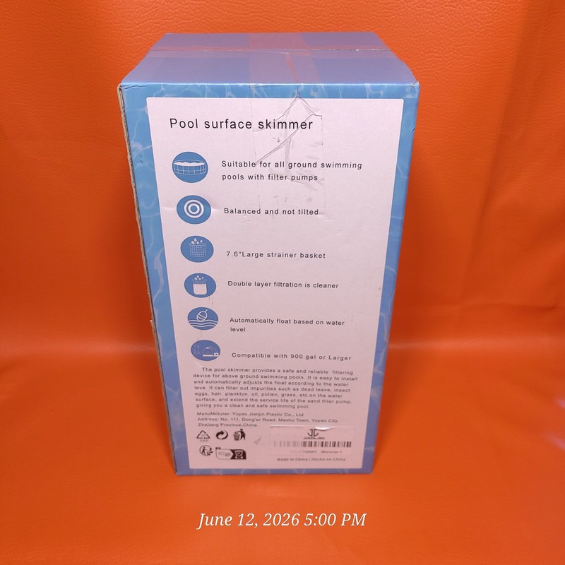 Automatic Surface Pool Skimmer Floating Debris Catcher For Above Ground Pools gallery