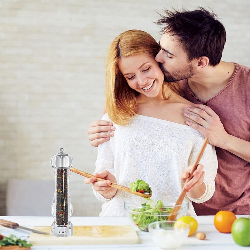 Pepper Mill Grinder Salt Grinder Peppercorn Grinders with Adjustable Coarseness gallery