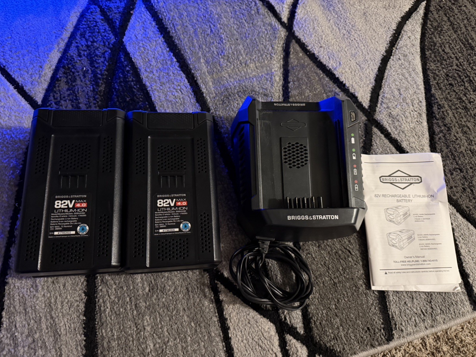 BRIGGS & STRATTON 82V MAX 4.0 LITHIUM-ION BATTERY FOR SNAPPER XD NEW OTHER gallery