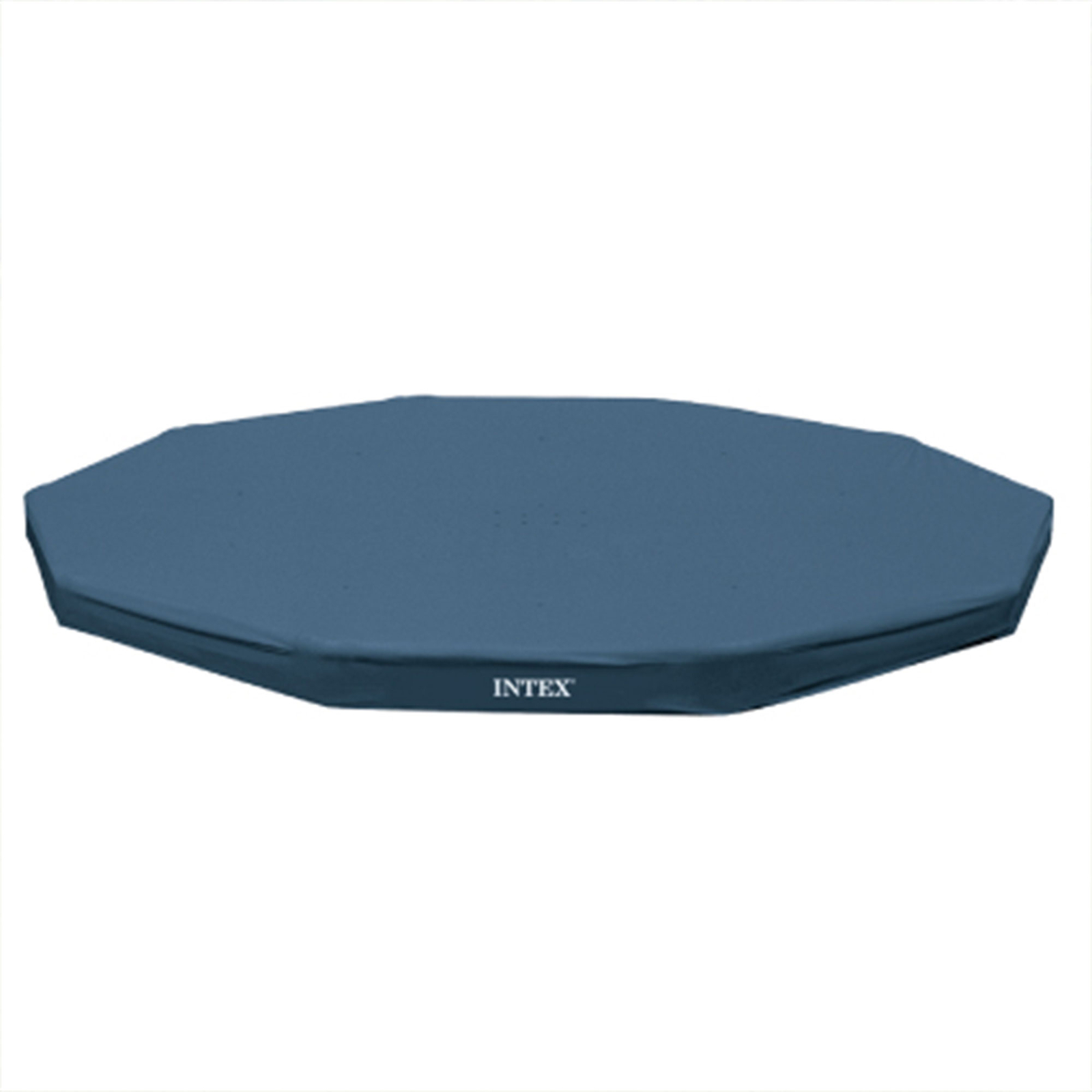 Intex 10 Foot Round Easy Set Outdoor Backyard Swimming Pool Cover, Blue gallery