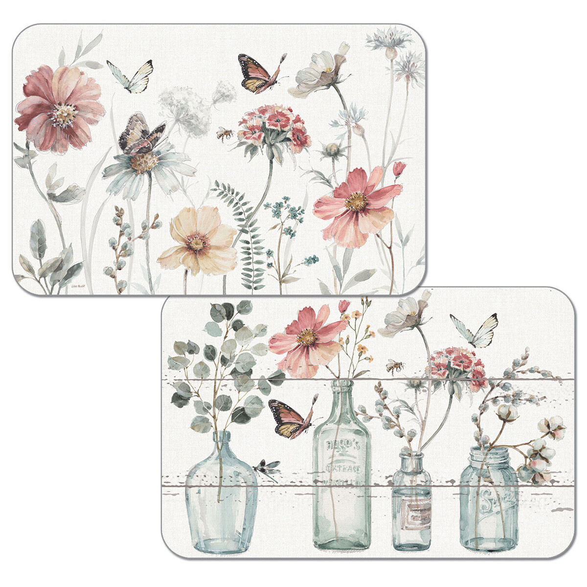 Wipe Clean Reversible Placemats - Set of 4 - A Country Weekend gallery