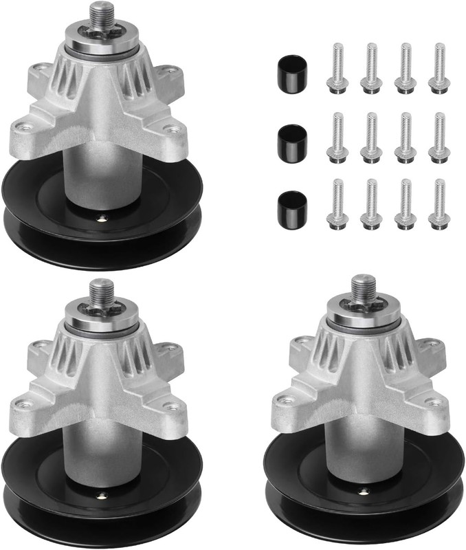 MTD Compatible 618-04126 Mower Spindles - 3 Pack with Mounting Kit gallery