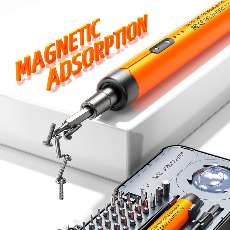 Electric Screwdriver Precision Screwdriver Set 88in1 Magnetic Bits Magnetic Stor gallery