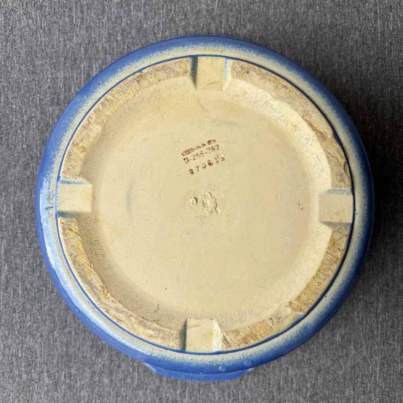 Rival 5 Qt Crock Pot Stoneware ** Insert Bowl Server D-256-762 Blue With Lid** gallery