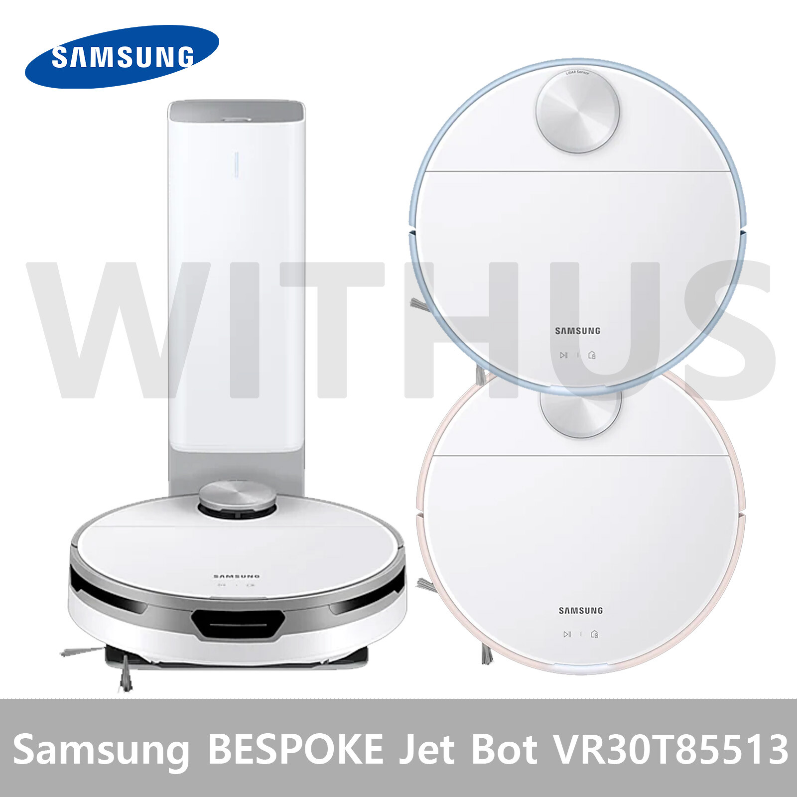 SAMSUNG BESPOKE Jet Bot Robot Vacuum Cleaner w/Clean Station VR30T85513 gallery