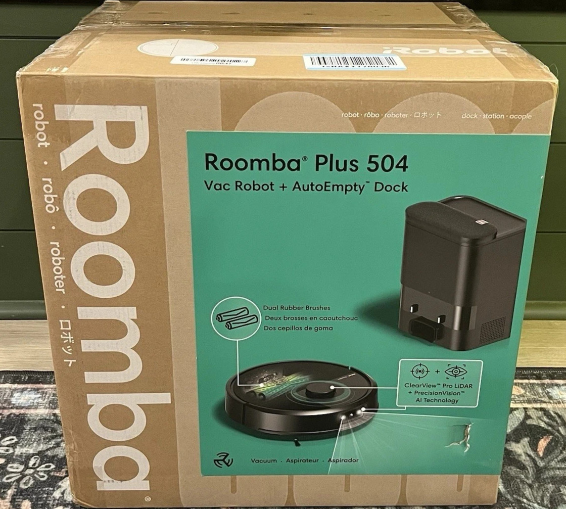 iRobot Roomba Plus 504 Vac Robot Vacuum with AutoEmpty Dock gallery
