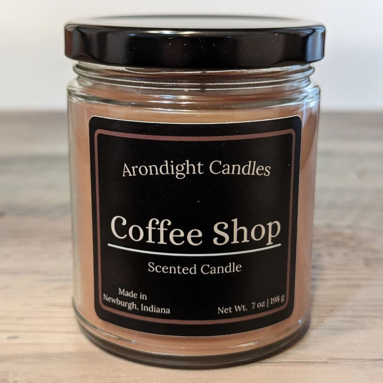 Coffee Scented Candle 9oz Jar Handmade Soy Wax Blend Home Fragrance Coffee Shop gallery