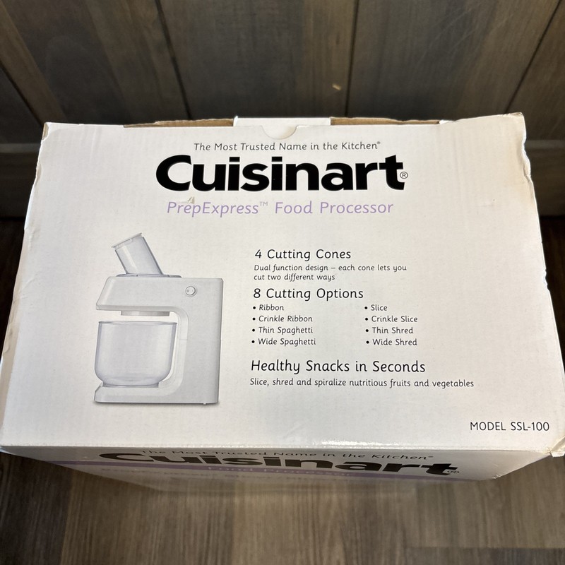 Cuisinart SSL-100 Prep Express Slice Shred Spiralizer Food Processor White gallery
