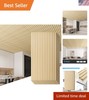 High-Quality 3D Slat PVC Wall Panels - 12 Decorative Tiles for Modern Spaces gallery
