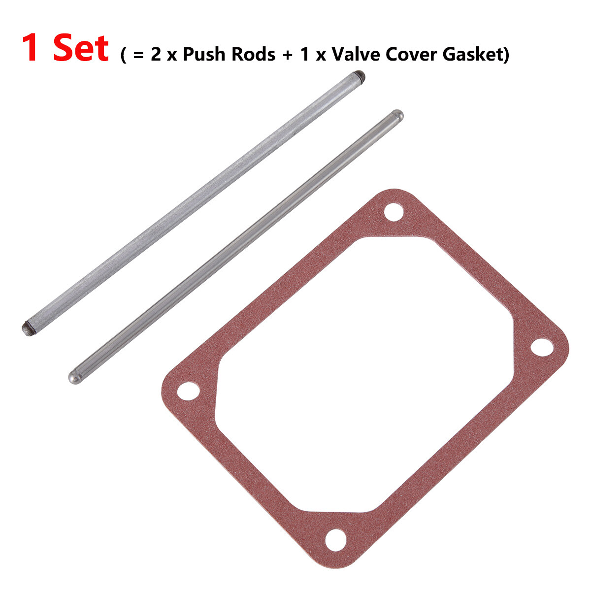 1-4X Valve Cover Gasket & Push Rods Set for Briggs Stratton 690981 690982 690971 gallery