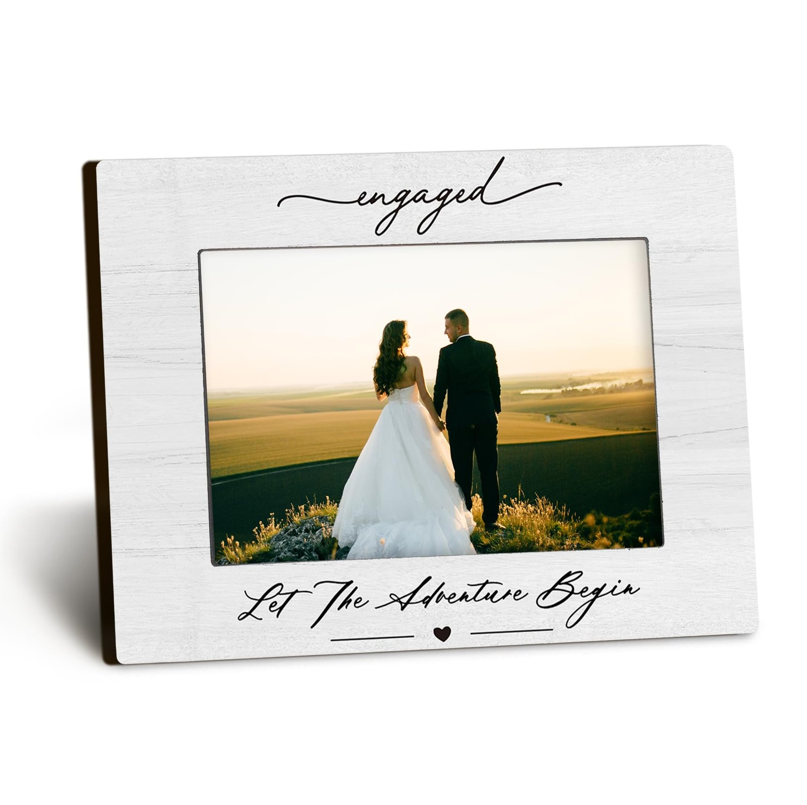 Engagement 4x6 Picture Frame Just Engaged Gift Engagement Gifts for CouplesWe... gallery