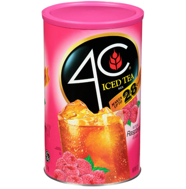 4C Raspberry Iced Tea Mix, 66.1 oz, 1 Ct gallery