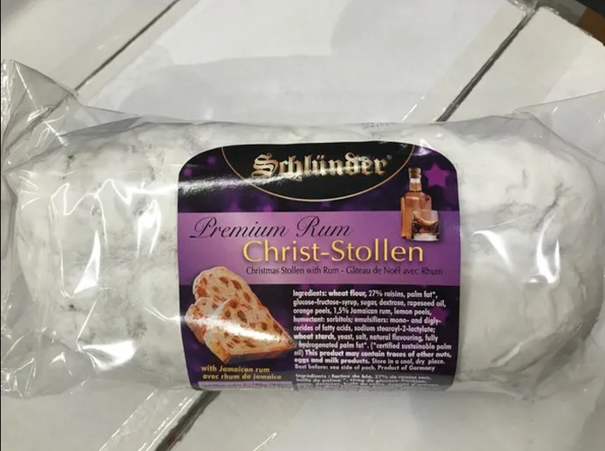 STOLLEN Schlünder Premium Rum Christ-Stollen 26.4oz/750g $15 !! US SELLER !! gallery
