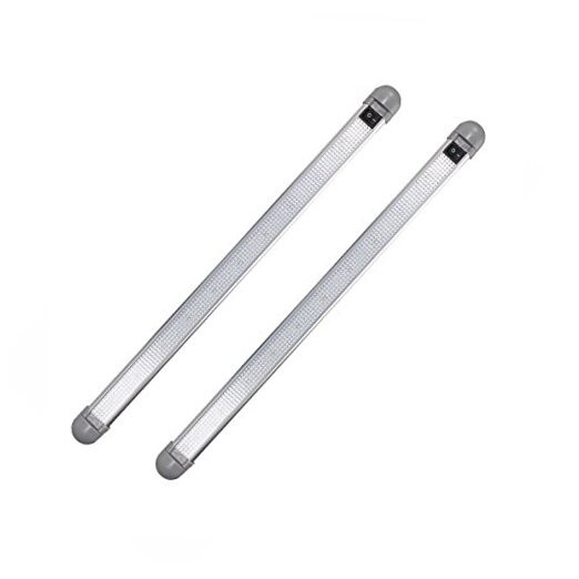 LED Light Fixture 18.5" Compact Size, 6000K Cool-White Even 18.5 inch 2-Pack