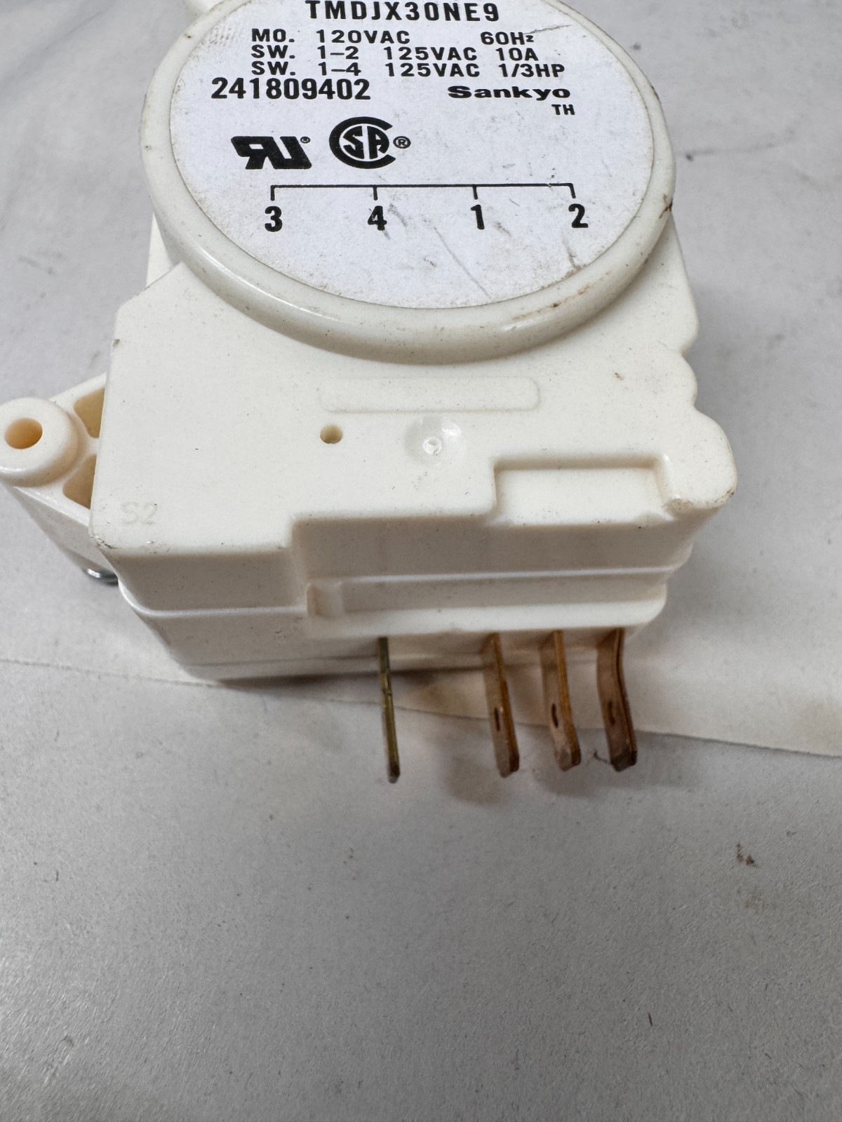 Amana Refrigerator Defrost Timer Part # 241809402 TMDJX30NE9 gallery