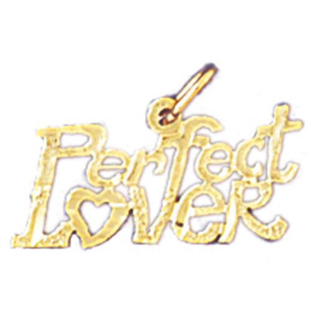 Perfect Lover Charm Pendant 14k Gold gallery