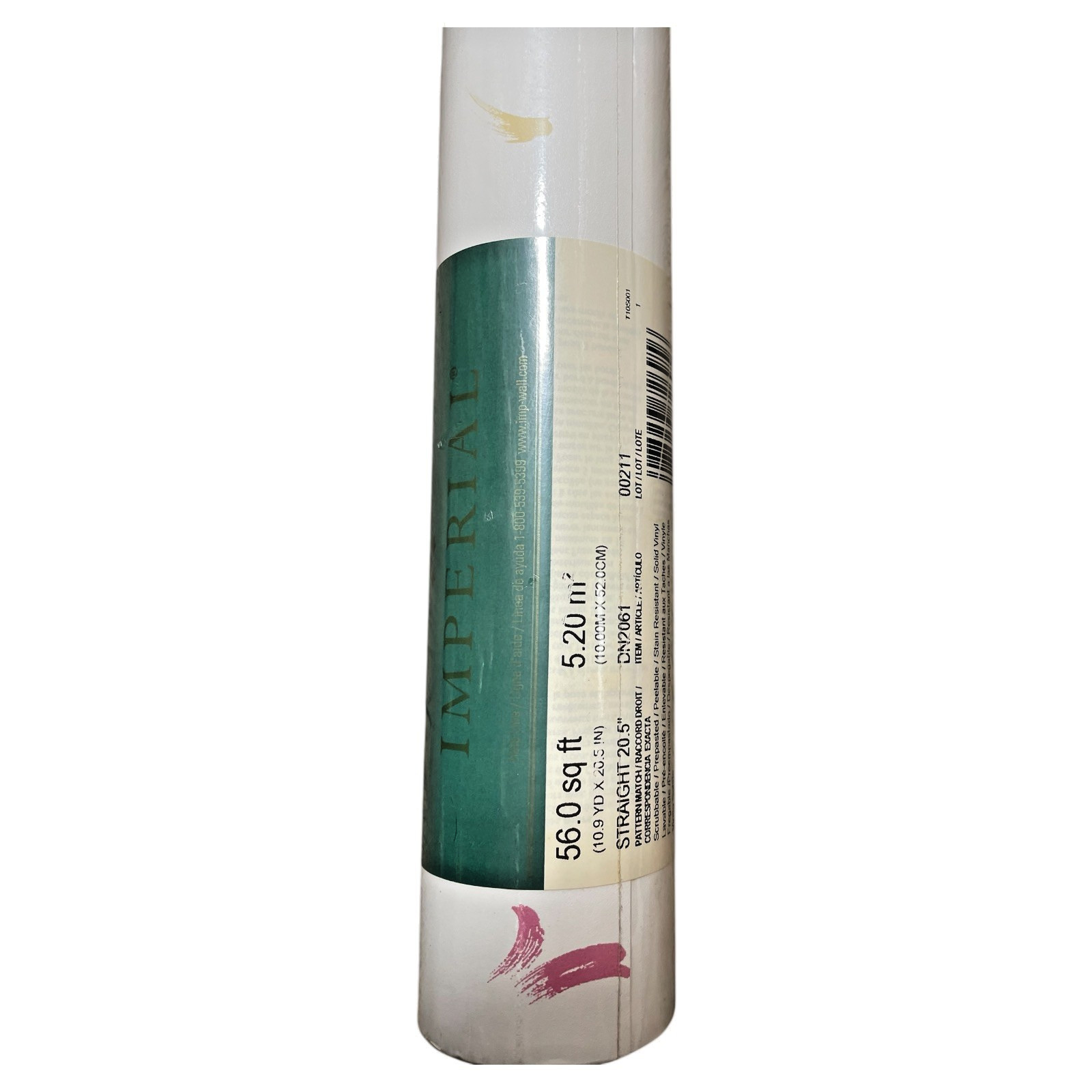 2 - Imperial DN2061 Wallpaper Double Roll 56 sq ft Prepasted Washable Strippable gallery