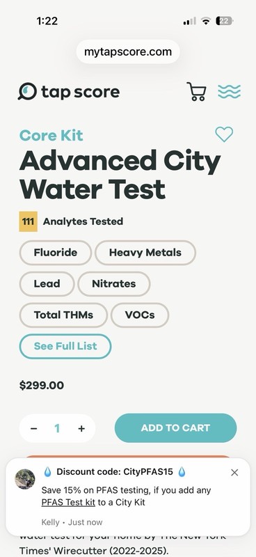 Tap Score Water Testing Kit - Testing Kit gallery