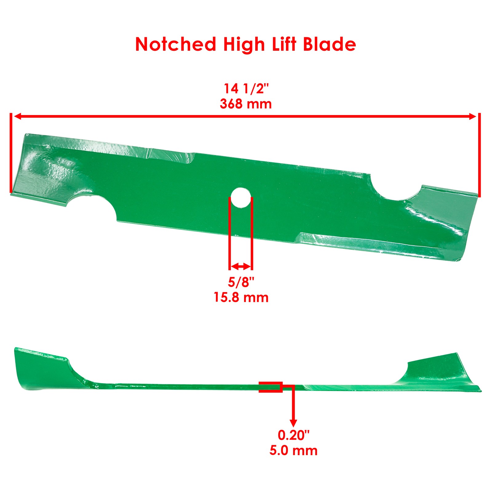 Deck Blade For Bad Boy MZ Magnum Rambler 10-24 Maverick 22-24 42"Notched Hi-Lift gallery