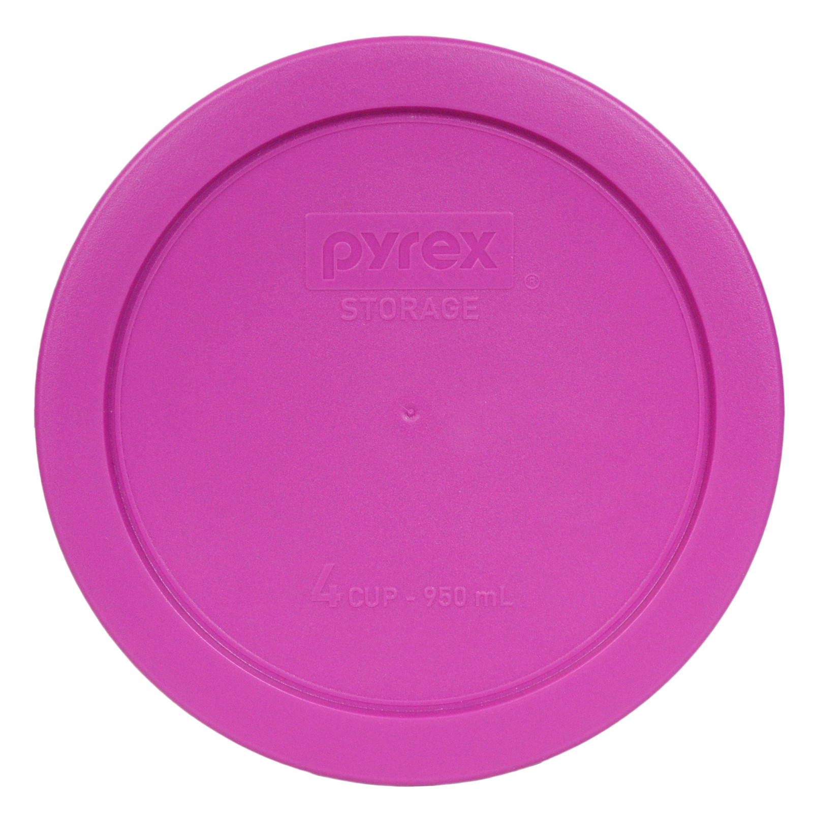 Pyrex 7201-PC 6" Pink 2 Pack Plastic Storage Cover Lid New for 4 Cup Glass Bowl gallery