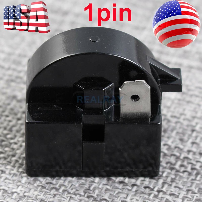 Refrigerator Start Relay PTC for QP-2-4.7 4.7 Ohm 1 Pin Vissani Danby Compressor gallery
