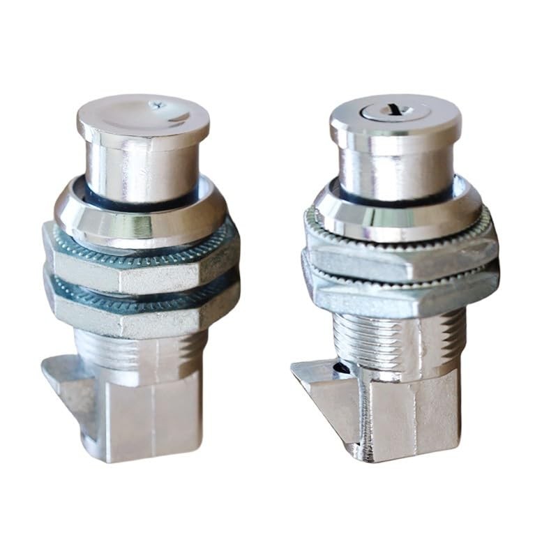 Push Button Latch Perpendicular Doors Boat Tool Box Close Industrial Lock 2PCS gallery