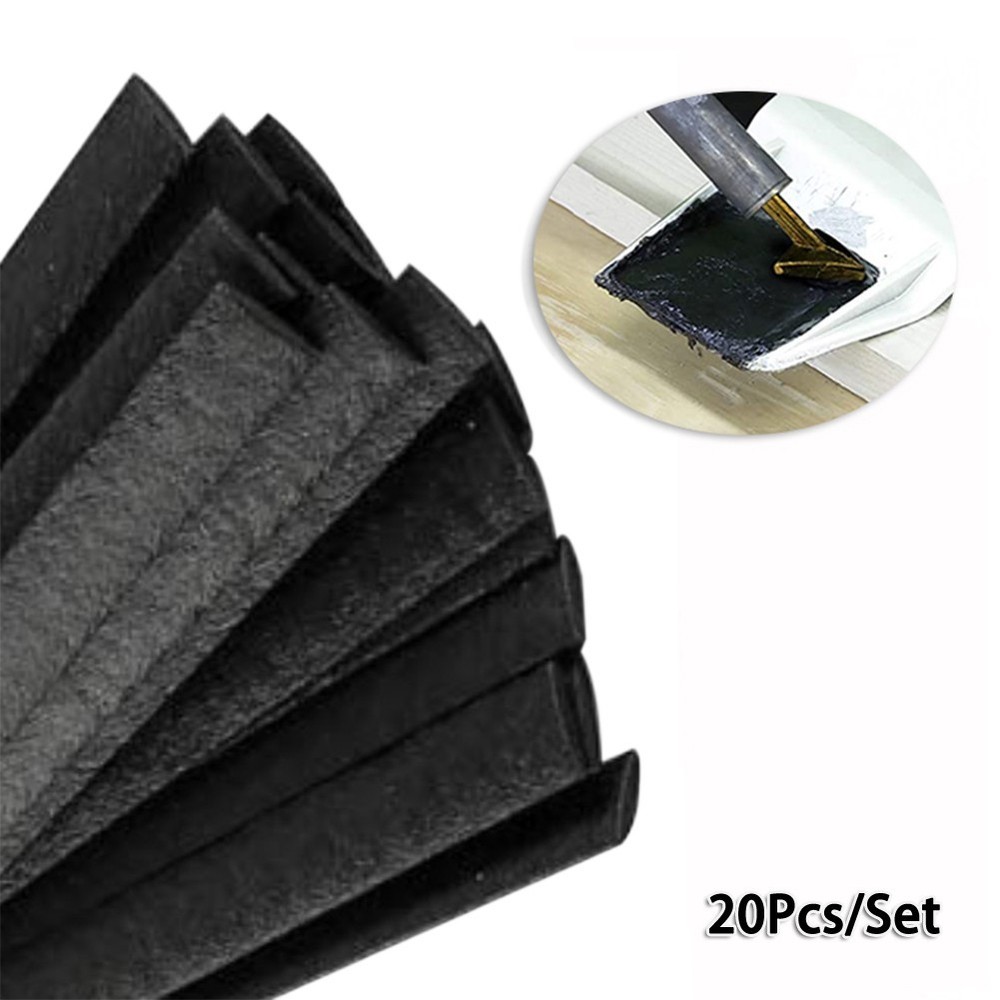 Plastic Welding Rods for TPO TEO PP Repair 8 3/4 x 3/8 Inch 20Pcs