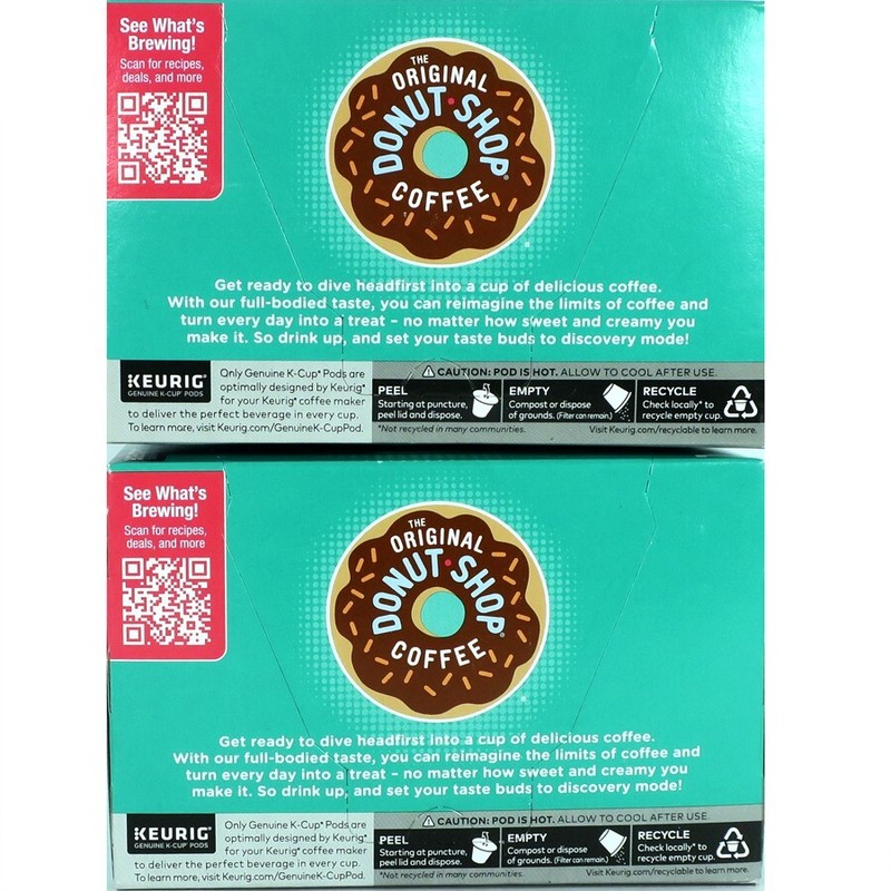 Donut Shop Coffee Regular, Medium Roast Coffee, 10 Pods per box, BB:9/26 gallery
