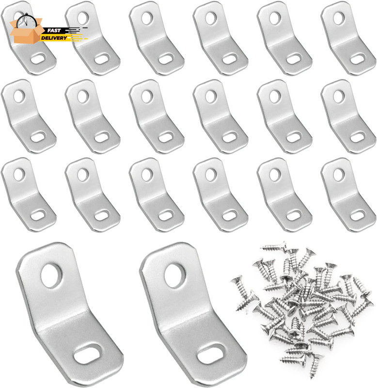 135 Degree Corner Brackets 20PCS 135 Degree Zinc Electro-Plate Finish A gallery