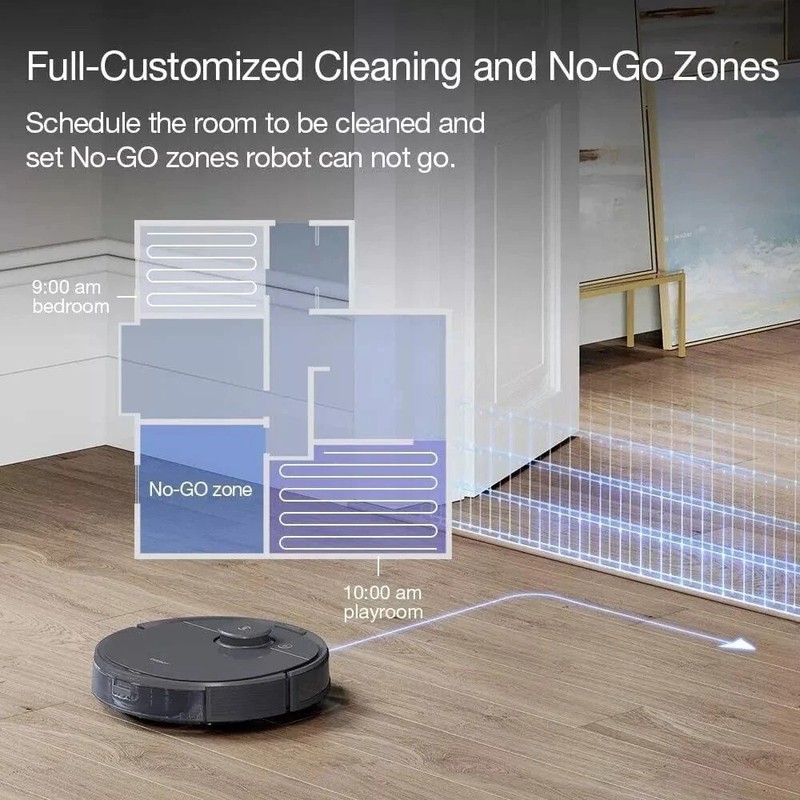 ECOVACS DEEBOT OZMO T8+ Vacuum & Mop Robot w/ Obstacle Avoidance + Auto Empty gallery