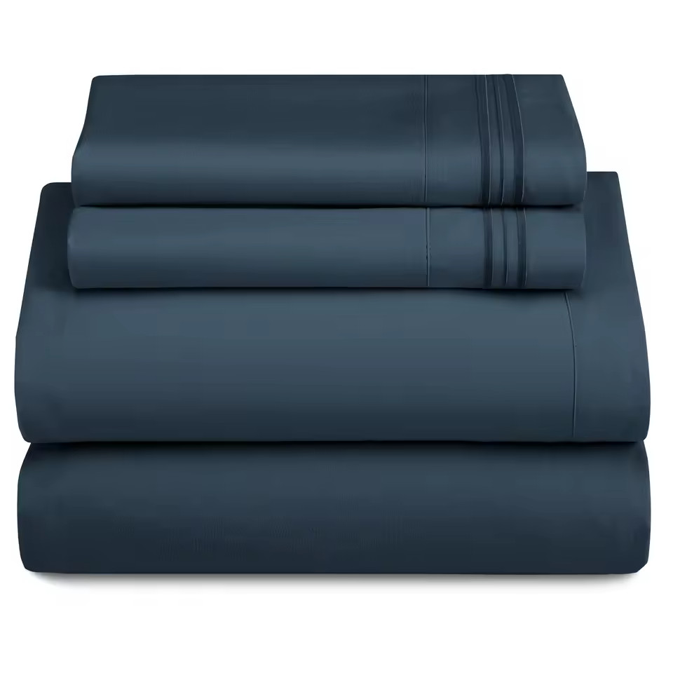 LUX Décor Sheet Set - 3 Piece Ultra-Soft Microfiber Bed Sheets with Flat Sheet, gallery