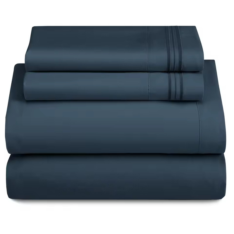 LUX Décor Sheet Set - 3 Piece Ultra-Soft Microfiber Bed Sheets with Flat Sheet, gallery