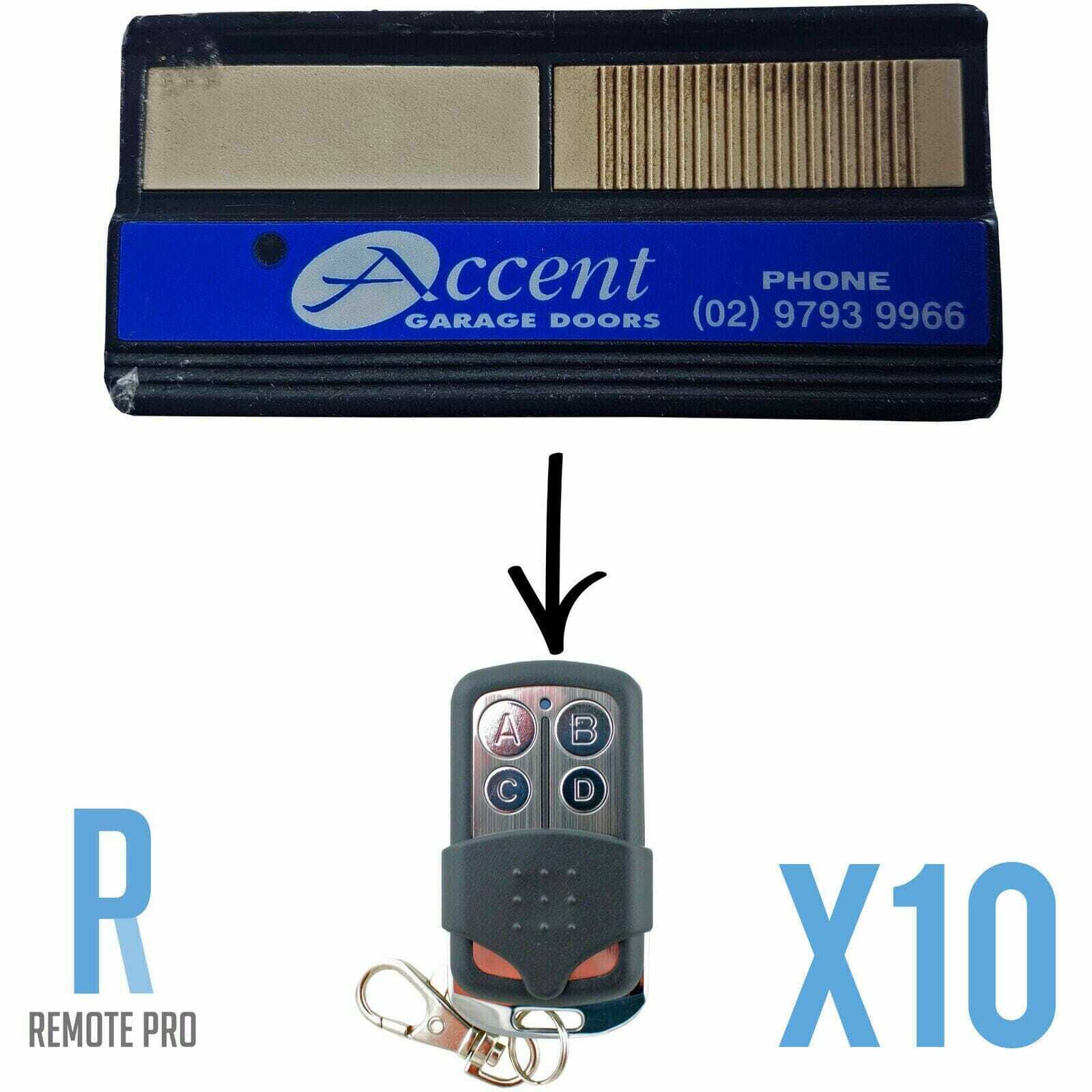 10 x CAD603 Compatible Garage/Gate Remote 062171/4332EBD 433.92Mhz BND Accent gallery