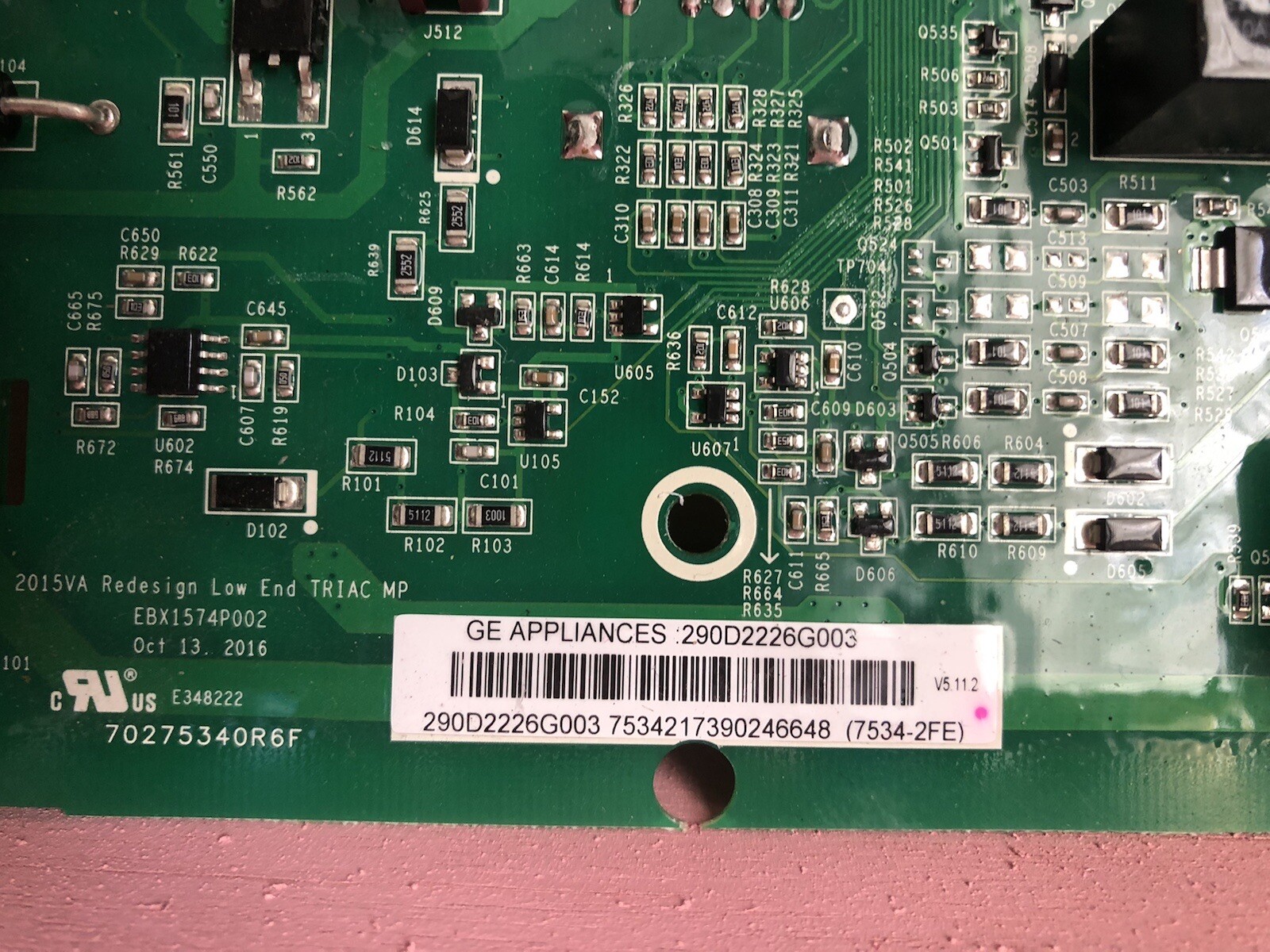GE Washer Control Board | 290D2226G003 gallery