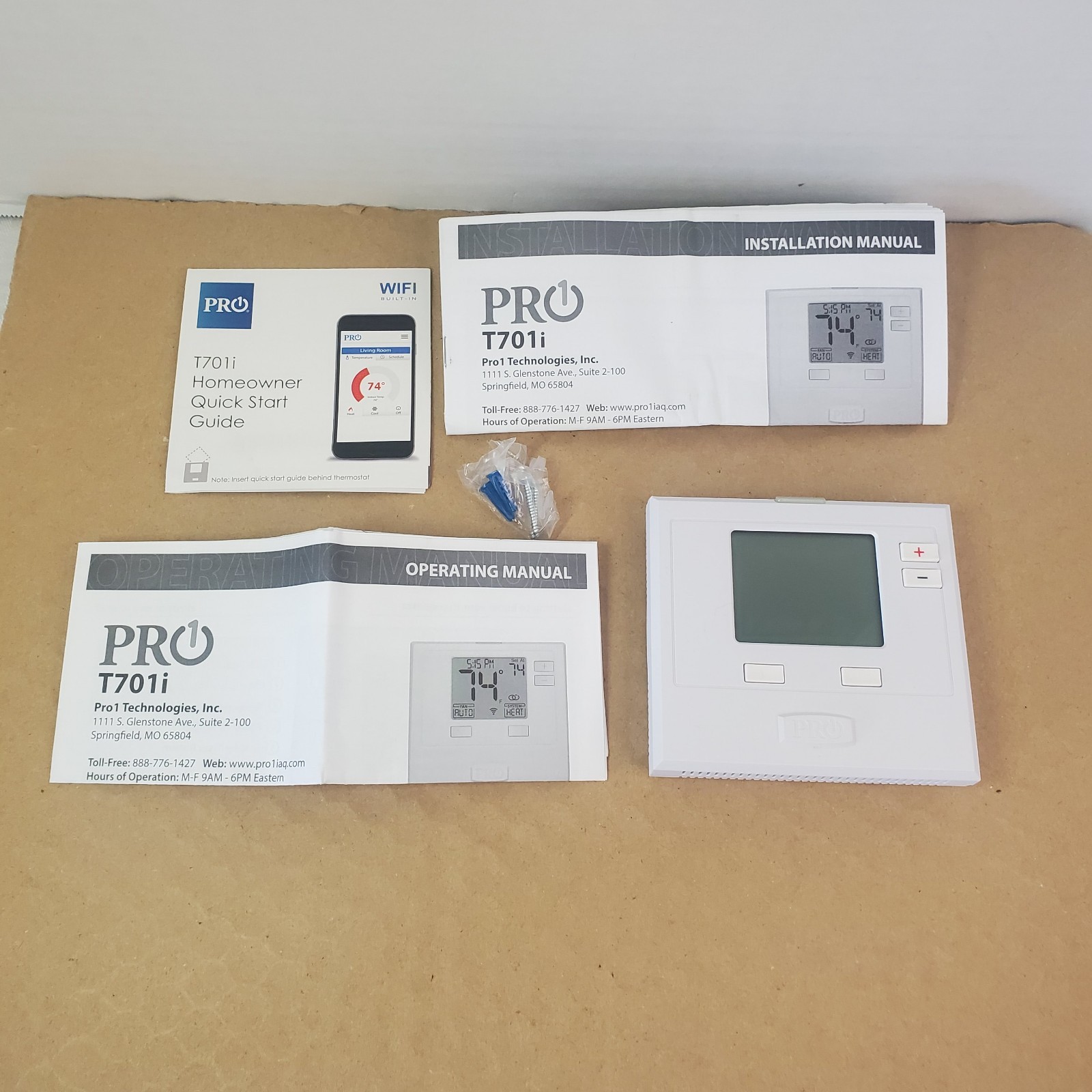 Pro1 T701 Digital Thermostat – New (No Box) gallery