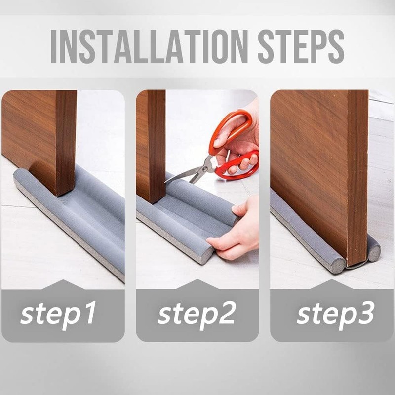 Under Door Bottom Seal Strip Stopper Door Draft Guard Stopper Soundproof Strip gallery