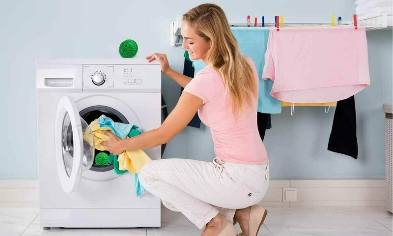 Eco Friendly Reusable Laundry Balls, Detergent-Free Natural Wash Ball--2 pack, gallery