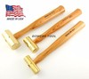 Grace Gunsmith Brass Hammer Set 3pc 4 8 & 16oz Gun Care Machinist Made in USA gallery