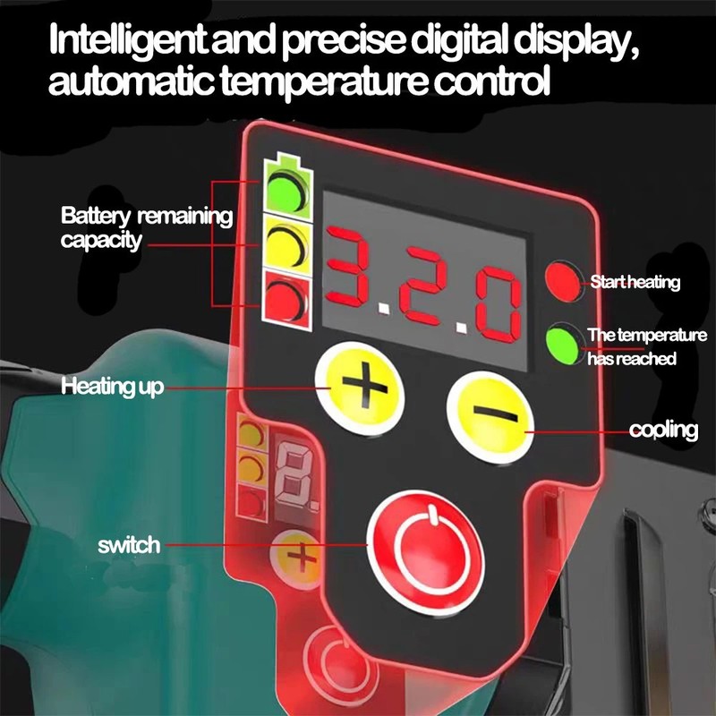 Electric Pipe Welding Machine Cordless Fuser PPR PE Soldering Iron Plastic Tube gallery